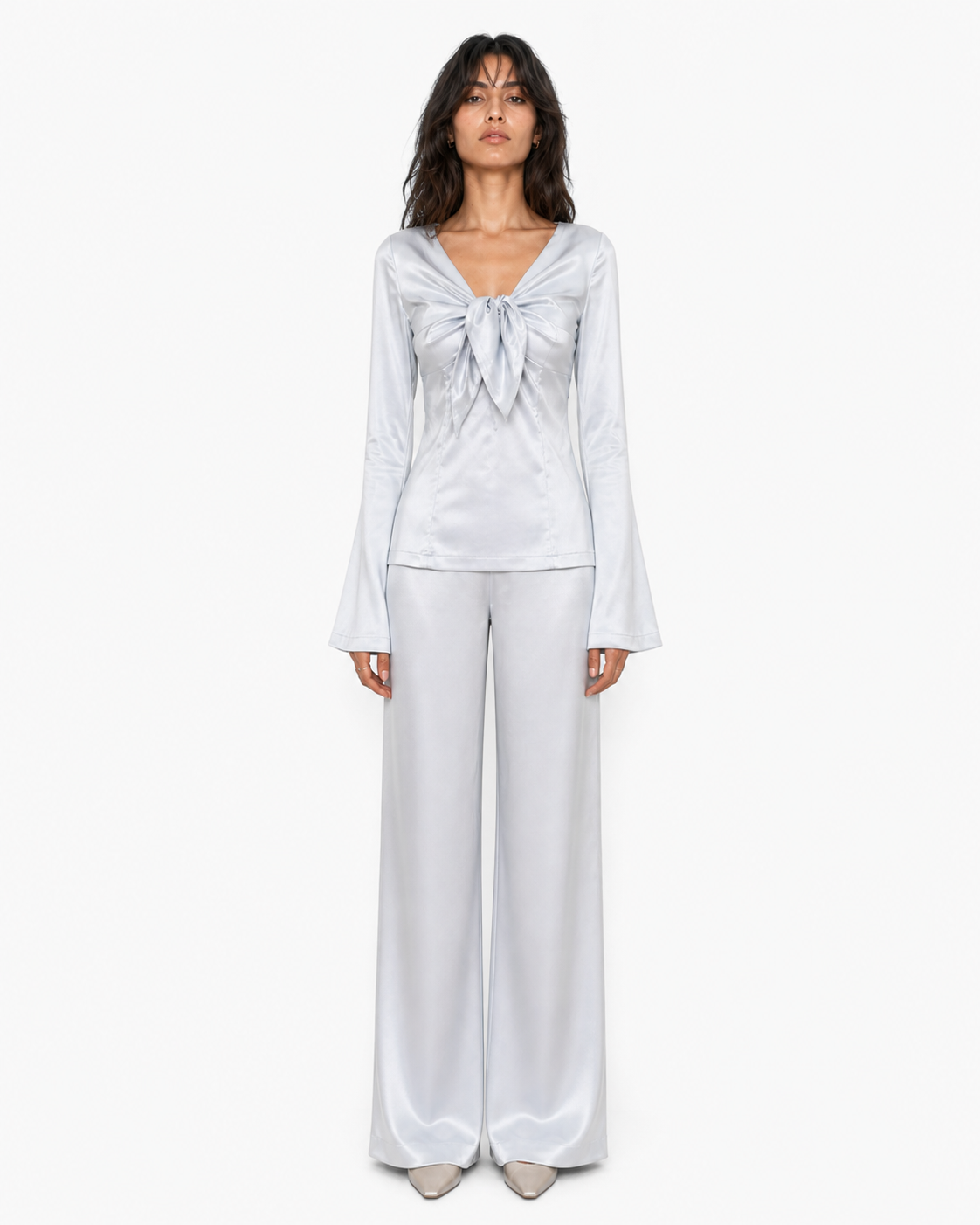 Silk Bell Pants